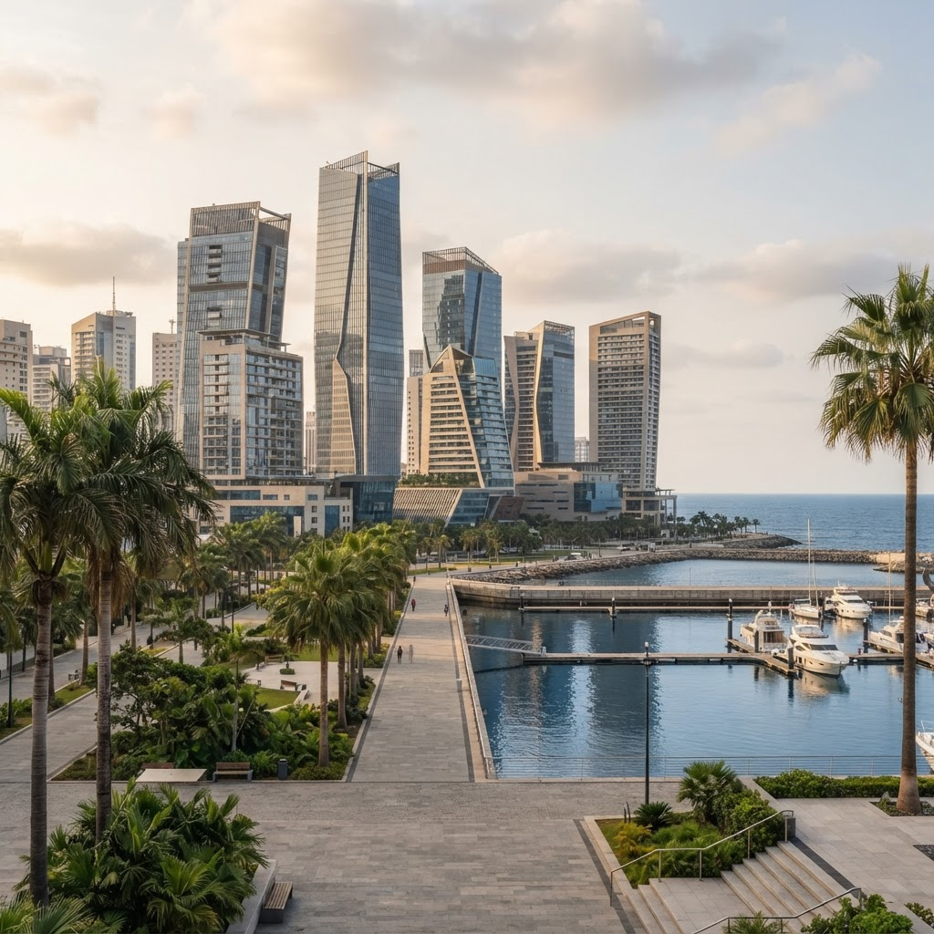 General cityscape of Lagos, Nigeria